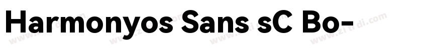 Harmonyos Sans sC Bo字体转换